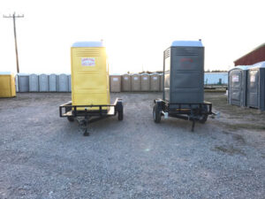 portable toilet for construction site 